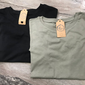 Organic Cotton Short Sleeve Basic T-Shirt