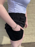 Athletic Skirt With Biker Short Lining