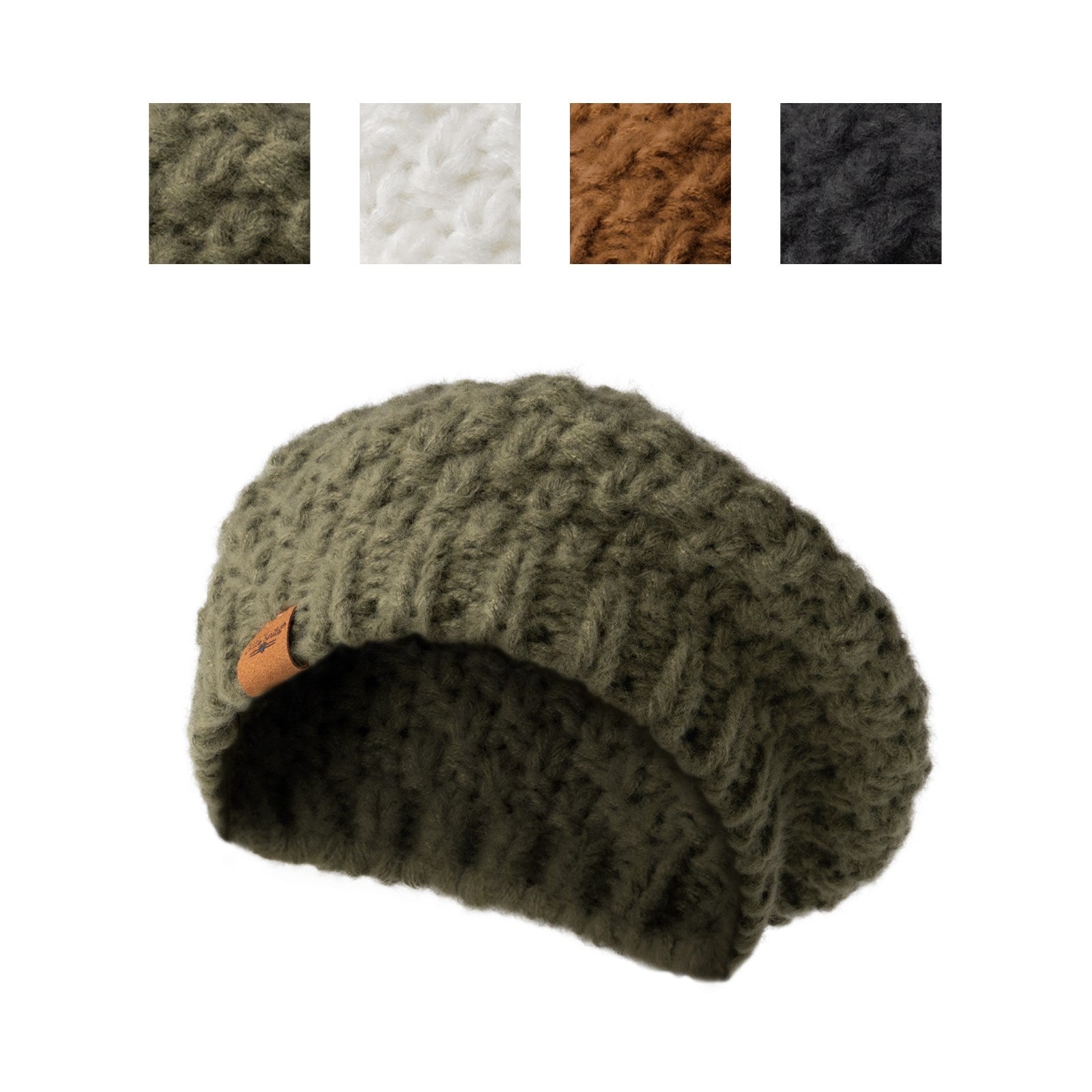 2412 Dressy Or Casual Winter Warm 2 Layers Wool Beret Hats For Women Knit Beret Hat for Women, French Style Beanie Winter Fashion Warm  main image 3