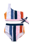 Kids Color Stripe 2 pc Swimsuit